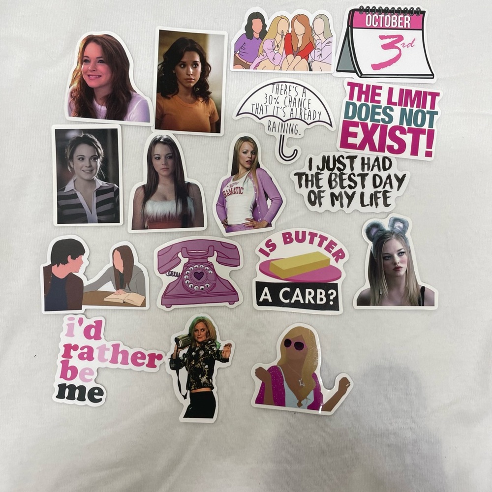 Mean Girls Sticker Set
